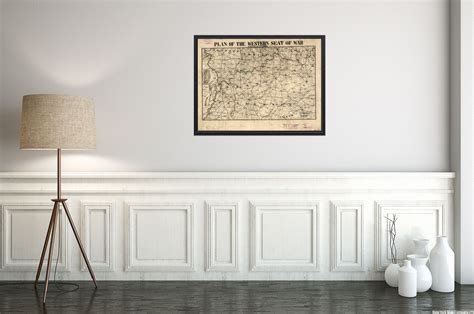 1865 MAP| MAP of the western seat of war| Civil War|History|Southern States|Unit $34.99 - PicClick