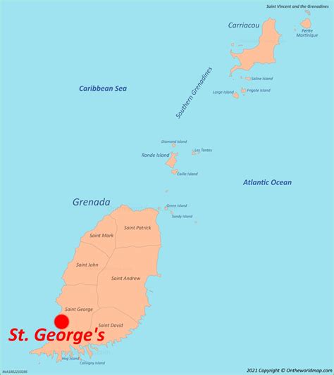 St. George's Map | Grenada | Maps of St. George's