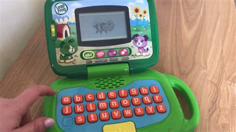 Leapfrog Laptop Leaptop Toy Close Up Review - YouTube