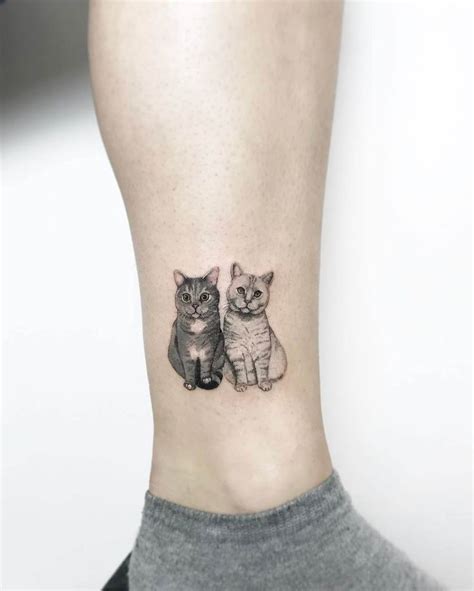 Two Cats Tattoo | Best Tattoo Ideas Gallery | Trendy tattoos, Leg ...