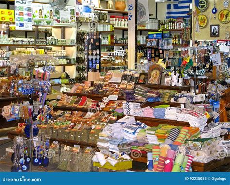 Souvenirs and Local Goods on Chania Market, Crete, Greece Editorial Image - Image of islands ...