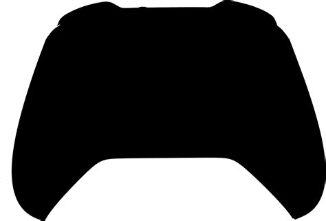 Download Xbox 360 Controller Silhouette Clip Art At Clker - Xbox One ...