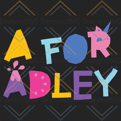 A For Adley Svg, Trending Svg, Games Svg, Funny Learning Svg, Baby in ...