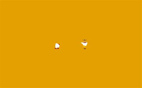Minimalist Wallpaper with Two Birds
