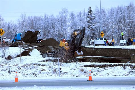 Alaska surveys damage from major earthquakes