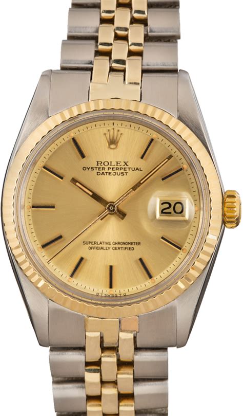 Rolex DateJust Stainless Steel and Rose Gold - Bob's Watches