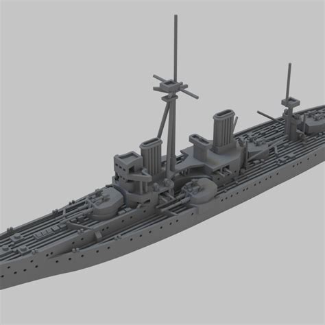 3D Printable HMS Dreadnought Battleship by Lee McColl