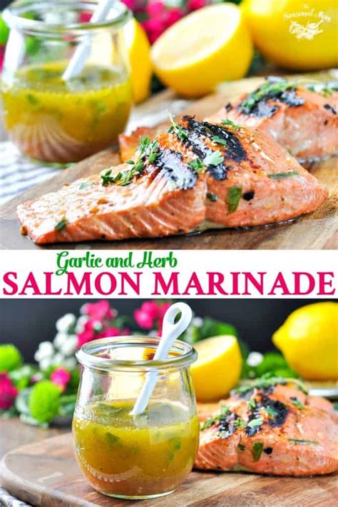 Garlic and Herb Salmon Marinade - The Seasoned Mom