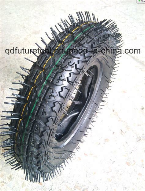 High Quality Wheel Barrow Tyre, 400mm Diameter Wheelbarrow Tyre, 400-8 Wheelbarrow Tire and Tube ...