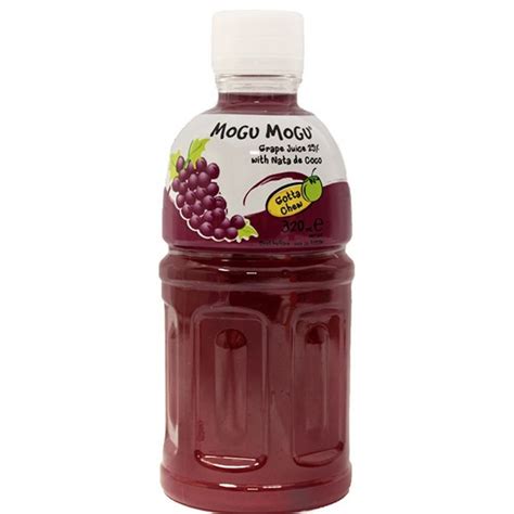 Mogu Mogu Grape Flavored Drink 320ml | at Mighty Ape NZ