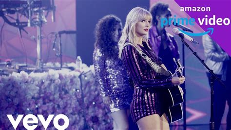 Taylor Swift - Delicate 1080 HD (Live Amazon Prime) - YouTube