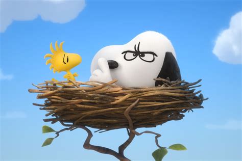 Snoopy in the nest wallpaper. The Peanuts Movie 2015 | Volganga