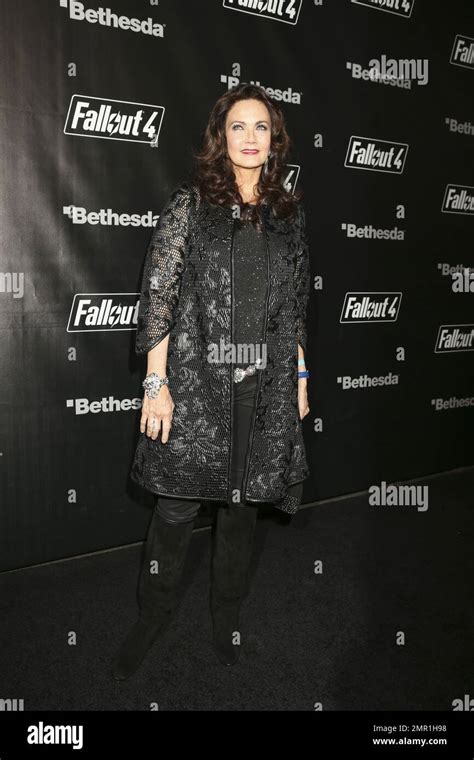 Lynda Carter at the Fallout 4 video game launch event held in Los ...