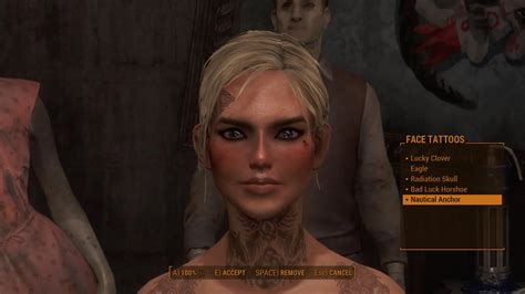 Kind of Cool Face Tattoos at Fallout 4 Nexus - Mods and community