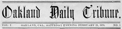 Oakland Tribune - Oakland - LocalWiki