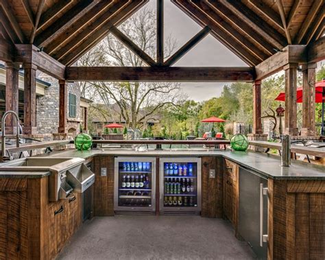 Stainless Steel Outdoor Kitchen Cart And Beverage Center With Fridge ...