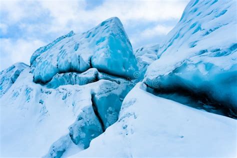 Big Ice Formation in Matanuska Glacier, Alaska. it`s One of the Many ...