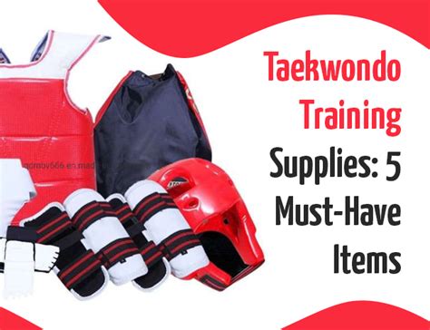 Taekwondo Training Supplies: 5 Must-Have Items | Legends MMA