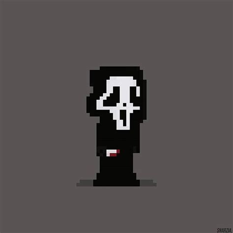 M. N. Z. Alfarizy Tangka on Instagram: “Ghostface from Scream” | Scream, Ghostface, Pixel art