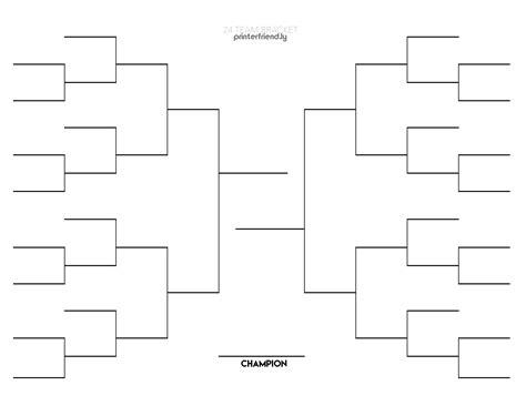 Printable Tournament Bracket Maker