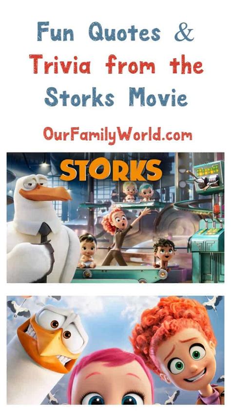 Our Favorite Storks Movie Quotes & Fun Trivia Facts