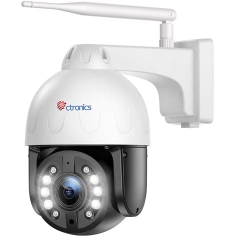 Ctronics 4K 8MP 5X Optical Zoom Surveillance Camera with Outdoor WLAN