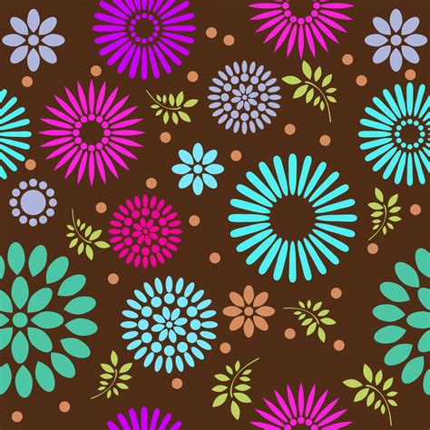 Floral Colorful Retro Background Free Stock Photo - Public Domain Pictures