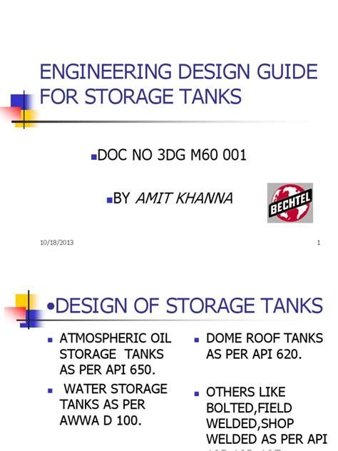 Engineering Design Guide For Storage Tanks | PDF | Strength Of ...