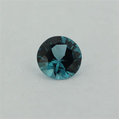 Loose Round Cut Blue Zircon CZ Gemstone Cubic Zirconia December Birthstone - Findings Outlet