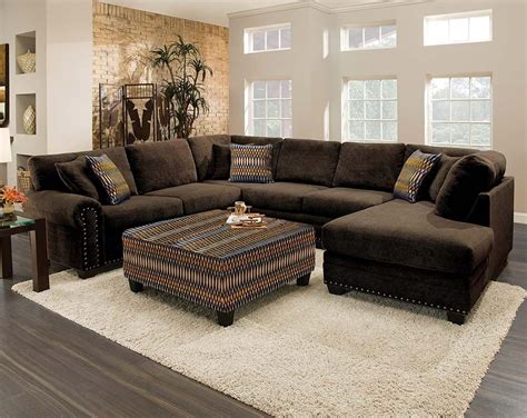 The 10 Best Collection of Chocolate Brown Sectional Sofas