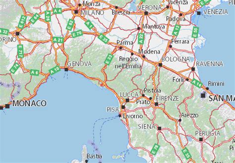 MICHELIN Massa-Carrara map - ViaMichelin