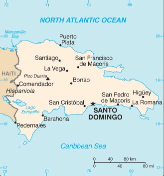 Mapa República Dominicana (Mapa político)