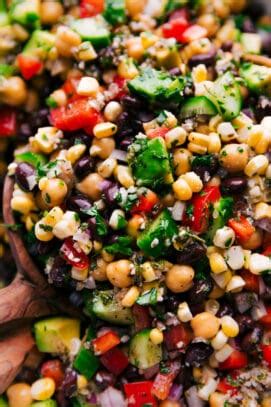 Garbanzo Bean Salad (Italian Vinaigrette!) - Chelsea's Messy Apron