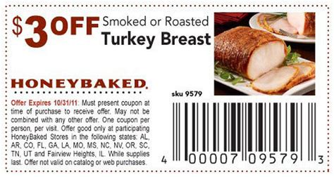 HoneyBaked Ham Printable Coupons $3 off Turkey Orders - al.com