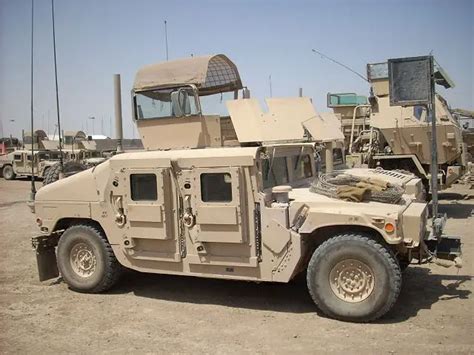 M1114 up-armored HMMWV Humvee armament carrier armour kit technical data sheet specifications