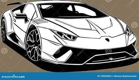 Lamborghini Silhouette Stock Illustrations – 26 Lamborghini Silhouette ...