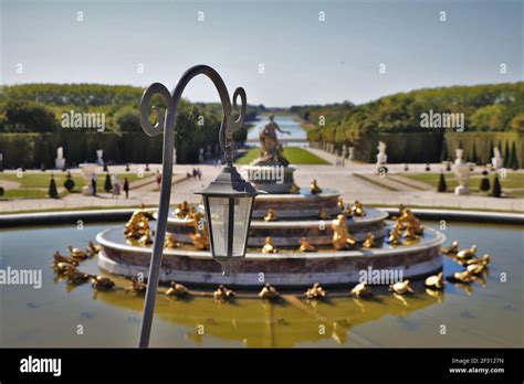 Fountains in Gardens of Versailles, Versailles, France Stock Photo - Alamy