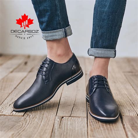 Casual leather shoes men,DECARSDZ Quality Men shoes,Business casual ...