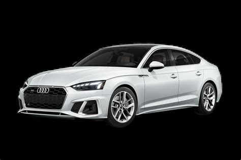 2023 Audi A5 Sportback in Glacier White Metallic from $0 monthly