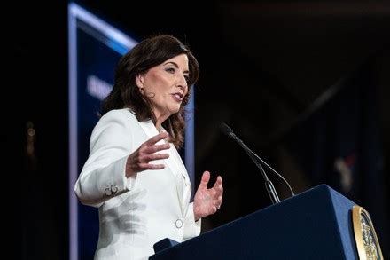 Governor Kathy Hochul Delivers Remarks During Editorial Stock Photo - Stock Image | Shutterstock