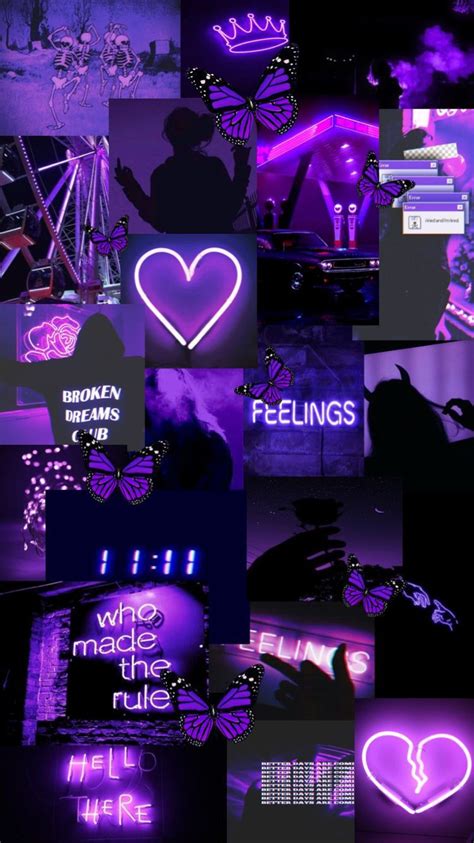 View 26 Neon Purple Aesthetic Collage Wallpaper Laptop