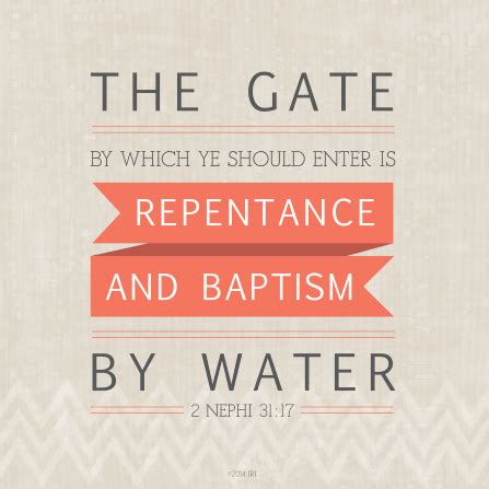 Repentance and Baptism