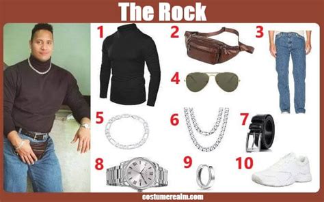 💪 The Rock Costume | Halloween Guide | Costume Realm