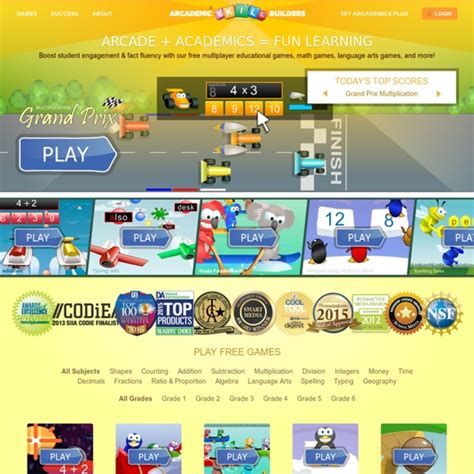 Arcademic Skill Builders: Online Educational Games | Pearltrees