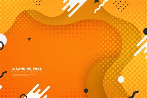 Abstract colorful landing page web shape decoration background. illustration vector eps10 642225 ...