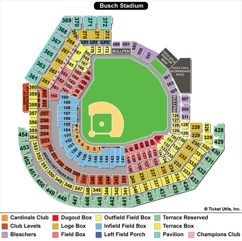 busch stadium seating chart