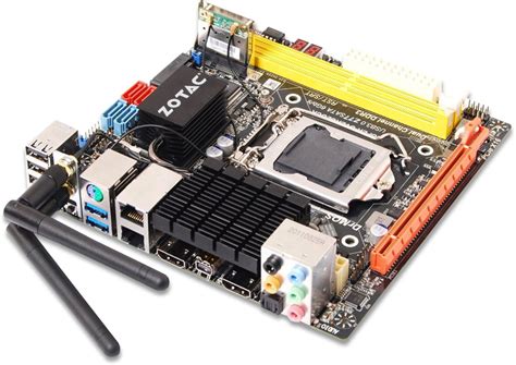 ZOTAC Z77-ITX WiFi Mini-ITX Motherboard Intel LGA 1155 HDMI SATA 6Gb/s ...