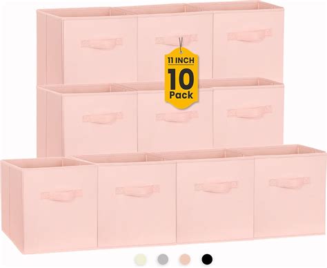 Amazon.com - Criusia Storage Cubes, 11 Inch Cube Storage Bins for ...