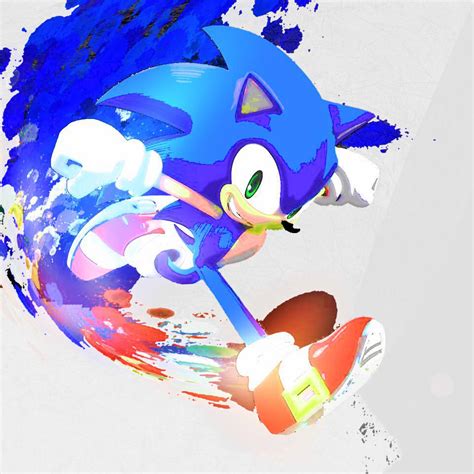 Saturated Paint - Sonic The Hedgehog by seasidehill on DeviantArt