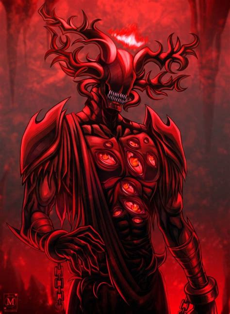 Scarlet king in 2022 | Scary art, Dark fantasy art, Monster concept art